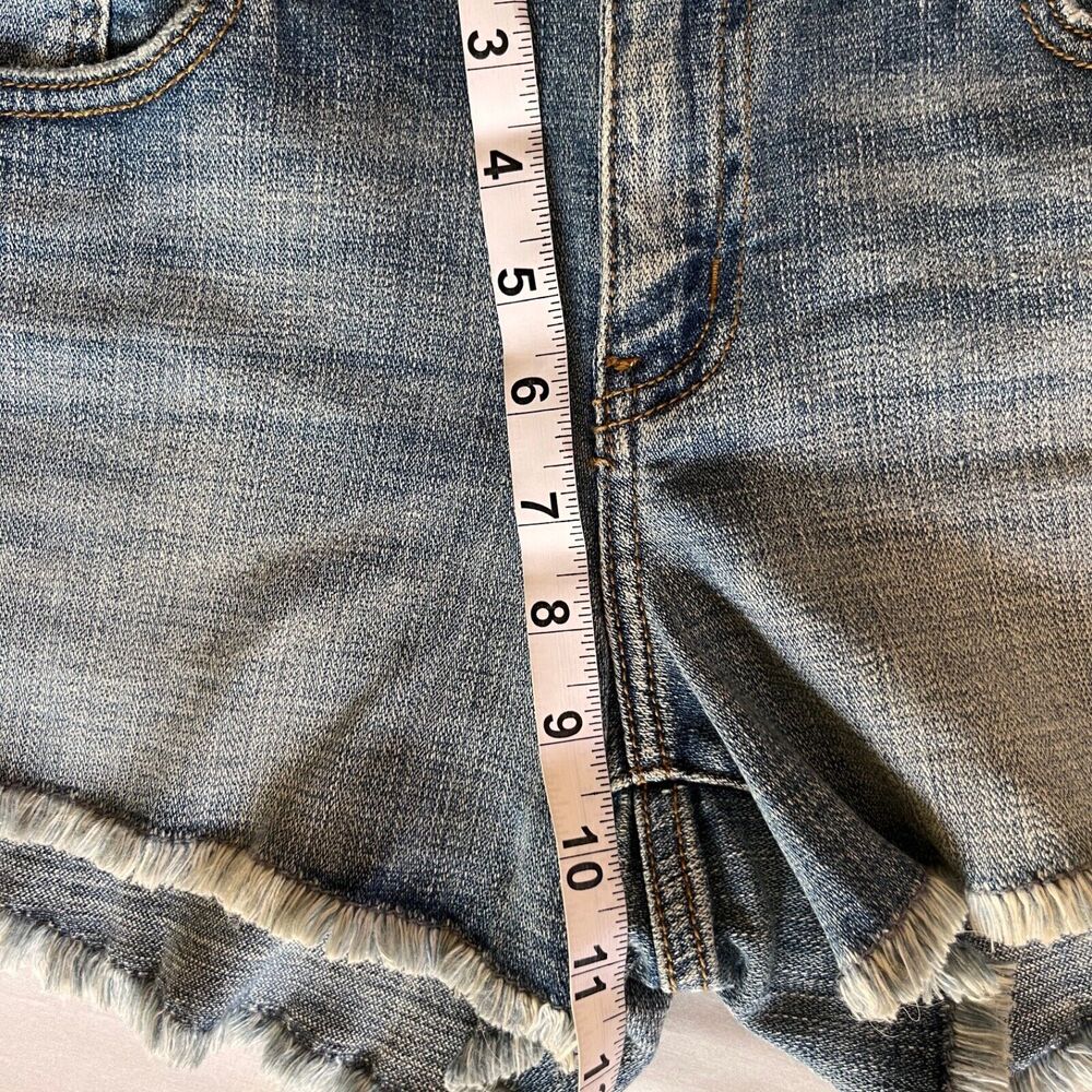 PISTOLA Revolve cut off Denim Shorts 3" Wash: Sweet Emotion Sz 27 - Picture 5 of 6